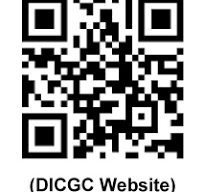 QR code — Scan to visit DICGC website